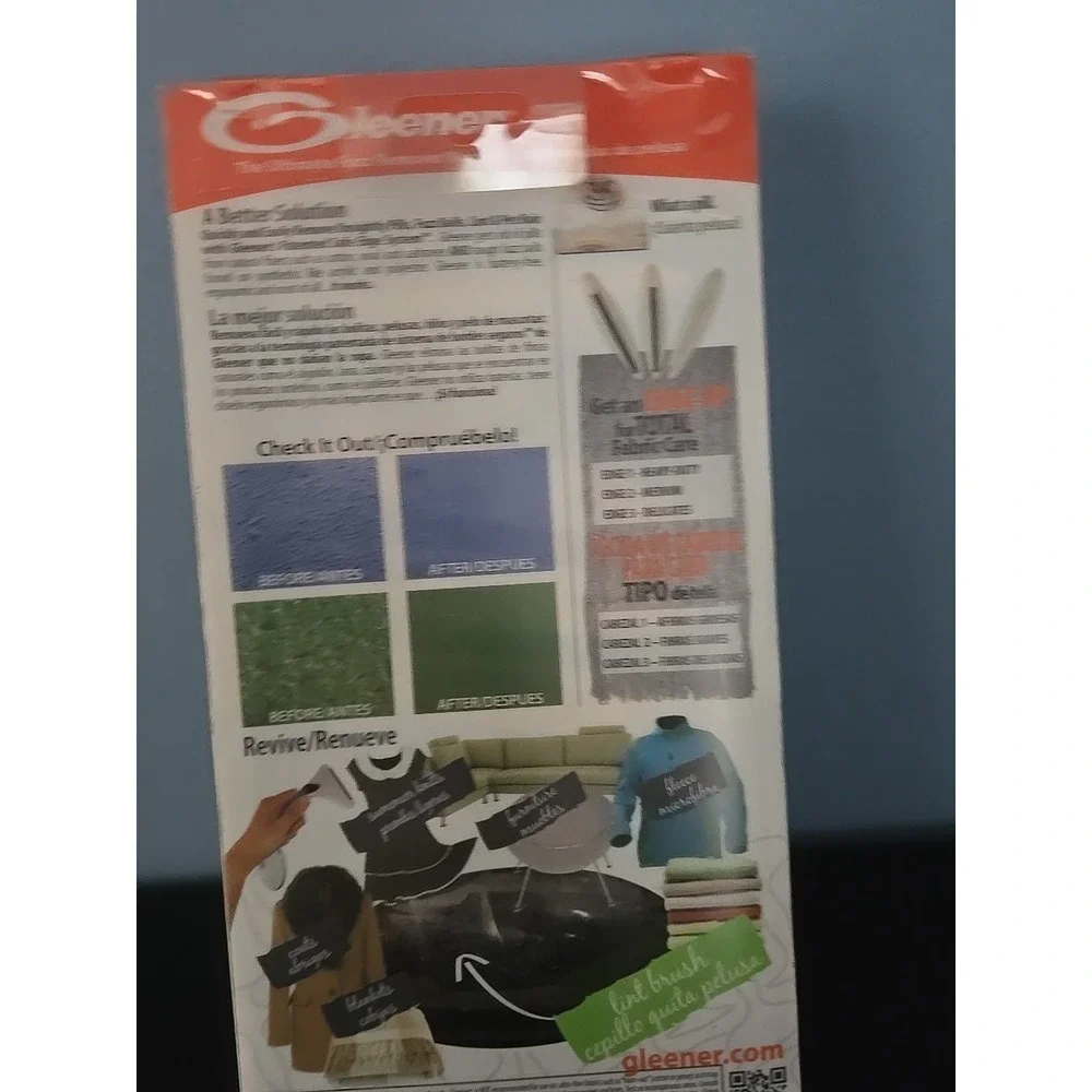 Gleener The Ultimate Fuzz Remover Safe Edge System Fabric Safe Edges, Pet Hair